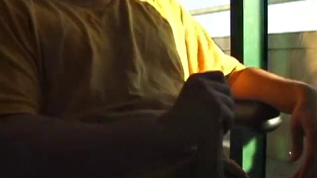 Young Tony returns for another solo session and after pulling off his pants he strokes up a stiff one, while watching some on his computer. After jacking off with determination, Tony strokes out another messy cum shot