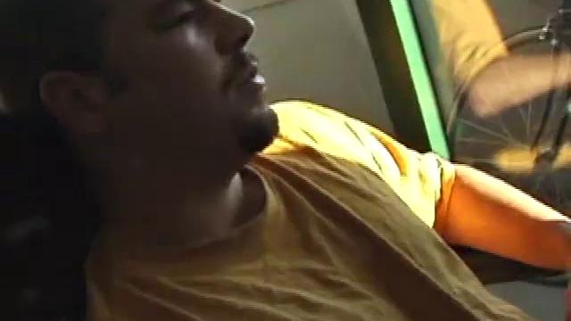 Young Tony returns for another solo session and after pulling off his pants he strokes up a stiff one, while watching some on his computer. After jacking off with determination, Tony strokes out another messy cum shot