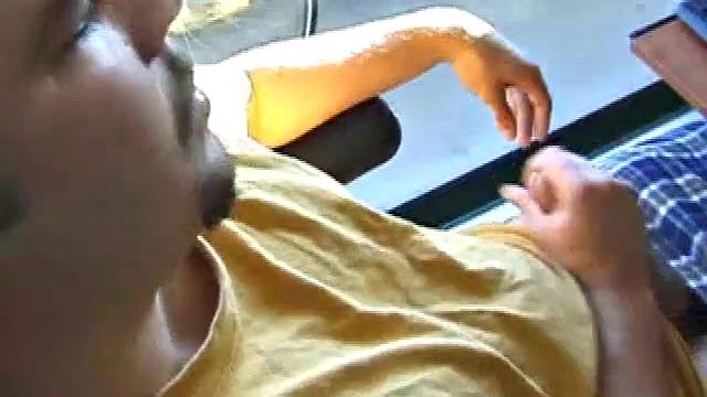 Young Tony returns for another solo session and after pulling off his pants he strokes up a stiff one, while watching some on his computer. After jacking off with determination, Tony strokes out another messy cum shot