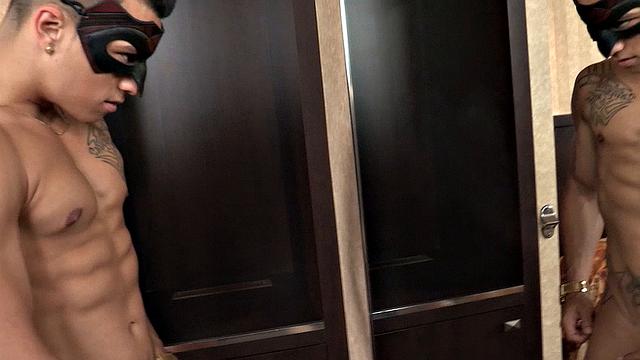 Maskurbate - Amateur Hunk's First Time Solo Jerk