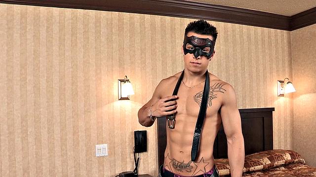 Maskurbate - Amateur Hunk's First Time Solo Jerk