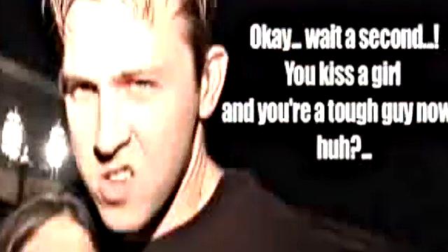 Hot party girls with small tits take turns on a lucky stud