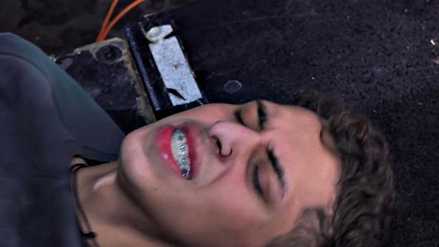 Old DILF assfucking Latino twink while spanking