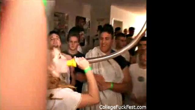 Frat Men watching hardcore dogging Partners