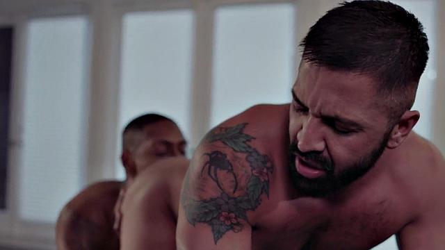 Ass fucked gay penetrated by BBC in tight asshole