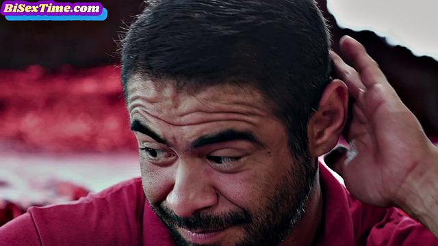 Horny blondie riding in threesome