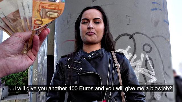 Tight Russian gets fucked outdoors