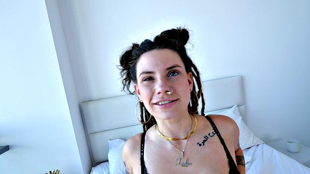 POV Creampie With Tattooed Bombshell Indica Flower