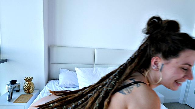 POV Creampie With Tattooed Bombshell Indica Flower