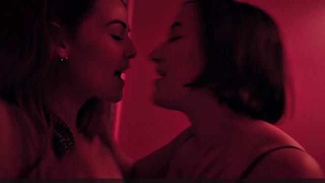 Danielle Campbell licking