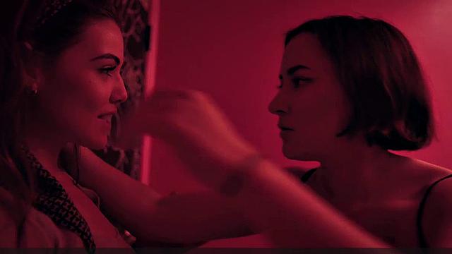 Danielle Campbell licking