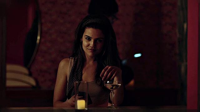 Danielle Campbell licking