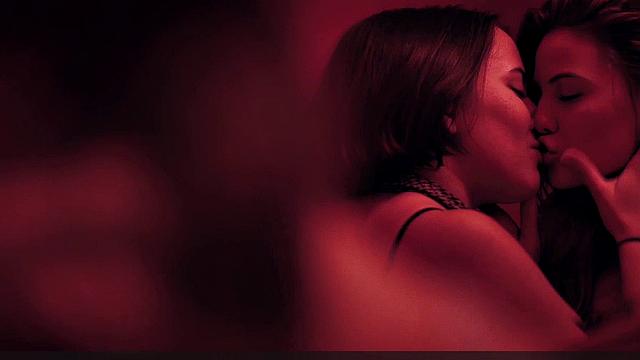 Danielle Campbell licking