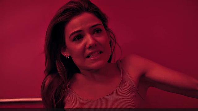 Danielle Campbell licking