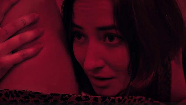 Danielle Campbell licking