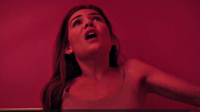 Danielle Campbell licking