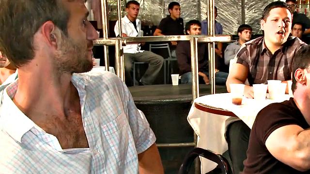 Real public cocksucking at party