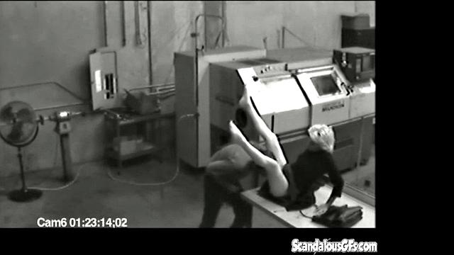 Amateur blonde caught fingering herself on camera and getting wild with a man