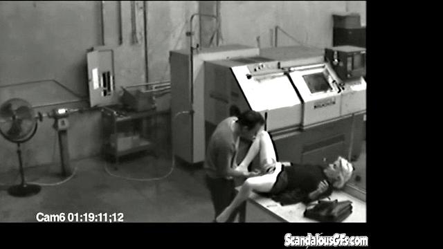 Amateur blonde caught fingering herself on camera and getting wild with a man