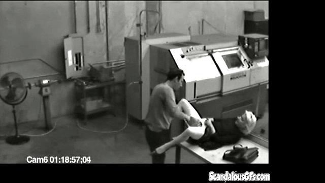 Amateur blonde caught fingering herself on camera and getting wild with a man