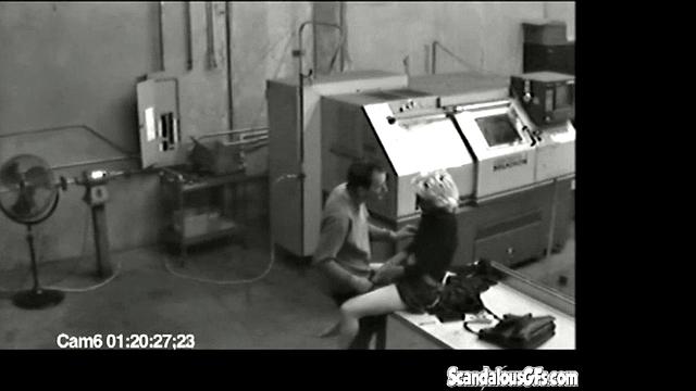 Amateur blonde caught fingering herself on camera and getting wild with a man