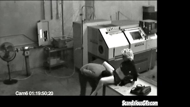 Amateur blonde caught fingering herself on camera and getting wild with a man