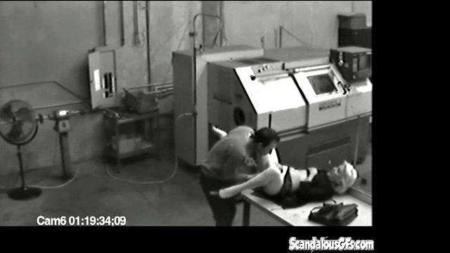 Amateur blonde caught fingering herself on camera and getting wild with a man