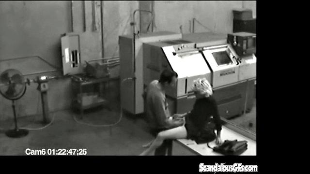 Amateur blonde caught fingering herself on camera and getting wild with a man