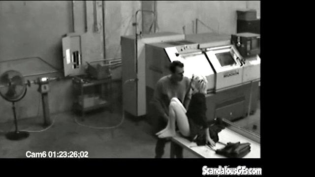 Amateur blonde caught fingering herself on camera and getting wild with a man