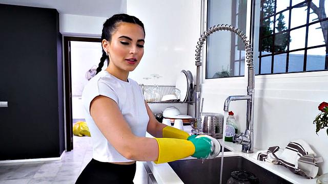 Bigbooty maid slut drilled by BWC boss in meeting room