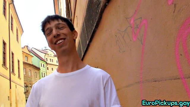 Picked up stud wanking dick