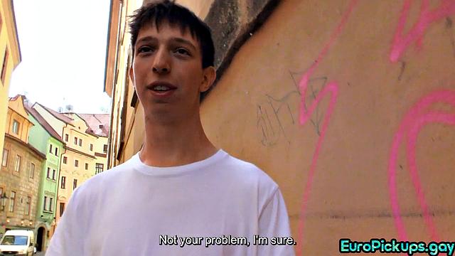 Picked up stud wanking dick