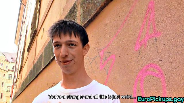 Picked up stud wanking dick