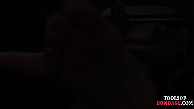 Hairy bush clamped and ruled by maledom master