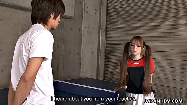 Super cute Japanese babe fucked by two guys