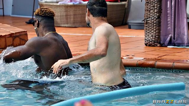 GILF Crashes Pool Party