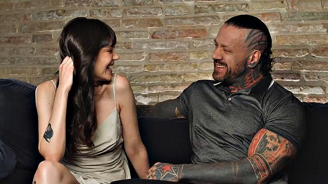 Inked boyplayfellow boinked hard dark haired beauty in HD porn's best XXX!