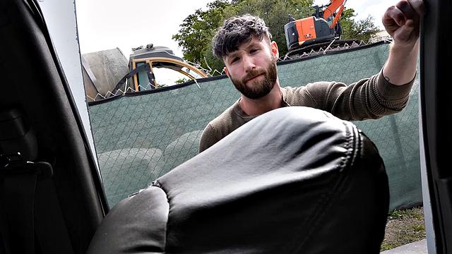 Picked up straight stud fucks gay ass in van for money
