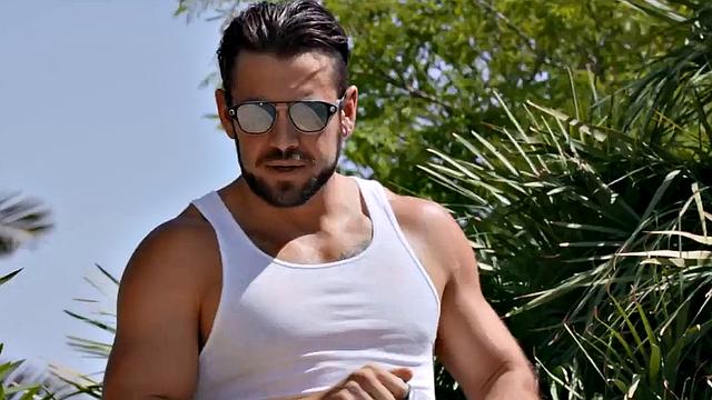 Trans beauty fucked outdoors in ass by nice dick