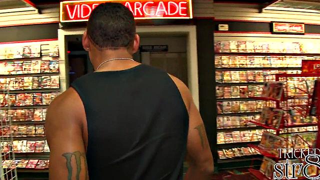 Handsome guy in gloryhole