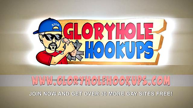 Swallowing A Big Load At The Glory Hole