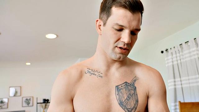 Amateur athletic jock fucks BF's greedy ass till cum in mouth