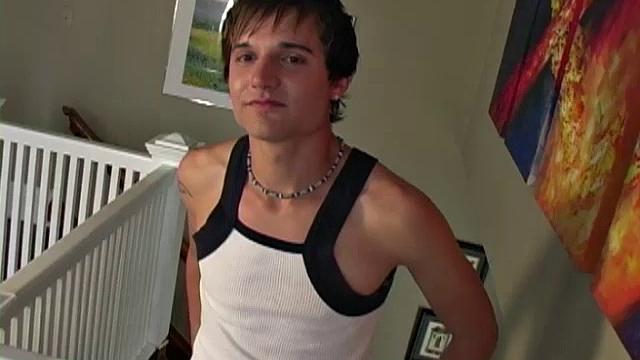 Brian Beckham stands at 5' 9", weighs 150 lbs and packs a very nice 7 inch cock. This hot 20-year-old works at a men's health club.