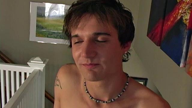 Brian Beckham stands at 5' 9", weighs 150 lbs and packs a very nice 7 inch cock. This hot 20-year-old works at a men's health club.