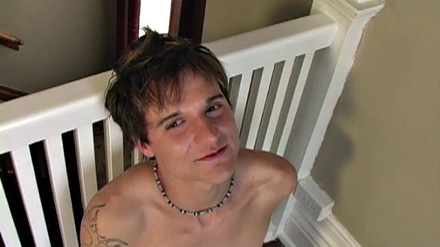 Brian Beckham stands at 5' 9", weighs 150 lbs and packs a very nice 7 inch cock. This hot 20-year-old works at a men's health club.