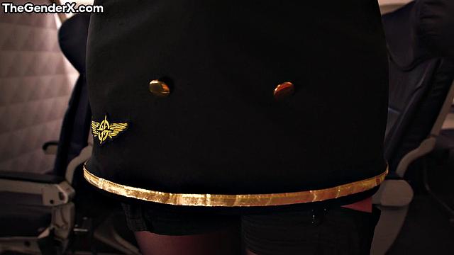 Cute tranny gets cocksucked by horny bae