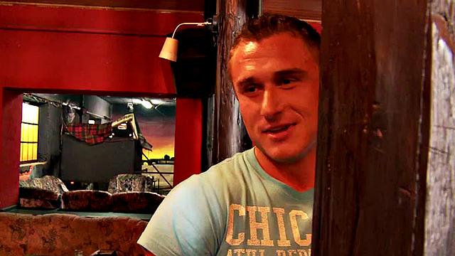 CFNM amateur femdoms insert bottle in subs ass