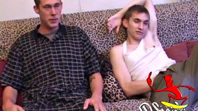 Sean and Brent take turns on a thick cock and savor every inch