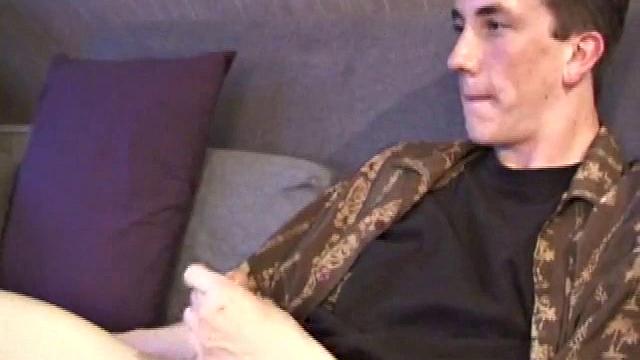 Kenny and Timmy are both gay and Johnny is a curious straight boy. He wants to know how guys do it, so Timmy gets down and swallows Kenny's cock.