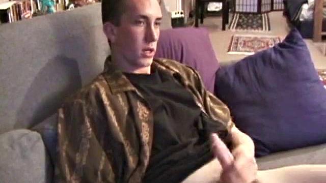 Kenny and Timmy are both gay and Johnny is a curious straight boy. He wants to know how guys do it, so Timmy gets down and swallows Kenny's cock.